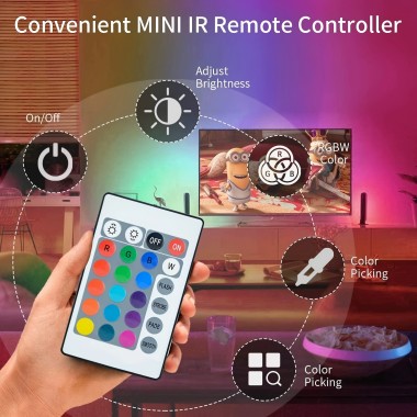 Mitu värvi saab RGB valguse ribasid reguleerida?