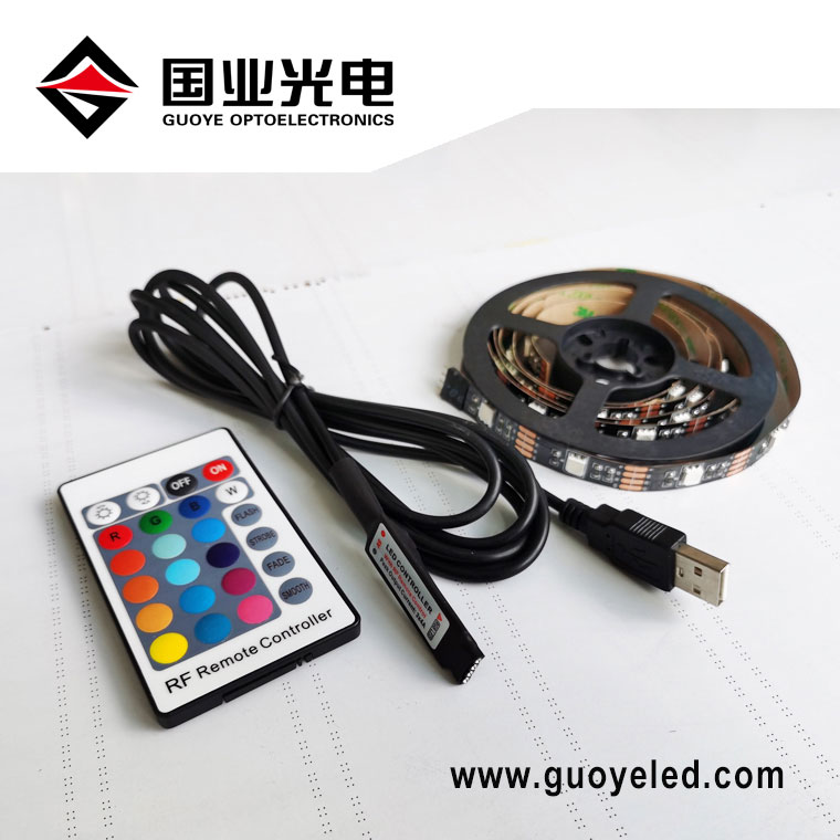 USB Rgb LED ribavalgusti